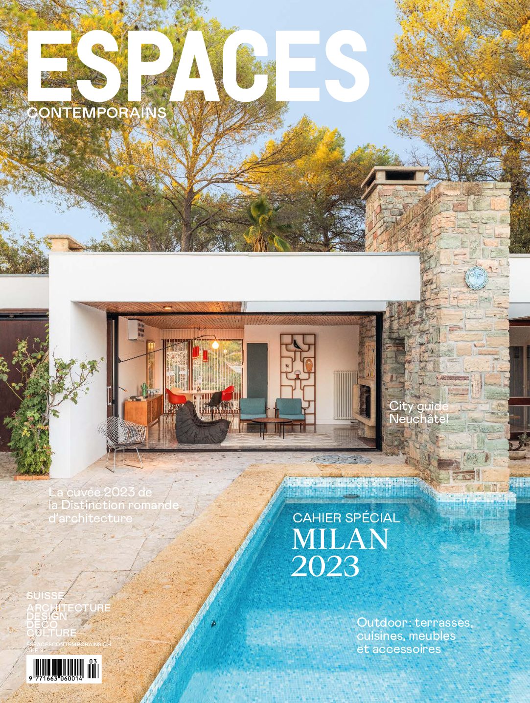 couverture du magazine Espace contemporains